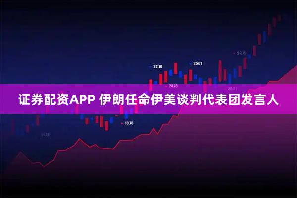 证券配资APP 伊朗任命伊美谈判代表团发言人