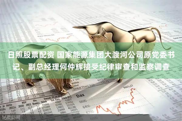 日照股票配资 国家能源集团大渡河公司原党委书记、副总经理何仲辉接受纪律审查和监察调查